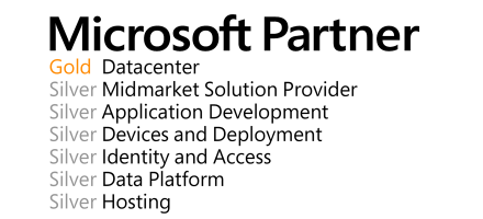 Logo of Microsoft Partner scheme accreditations